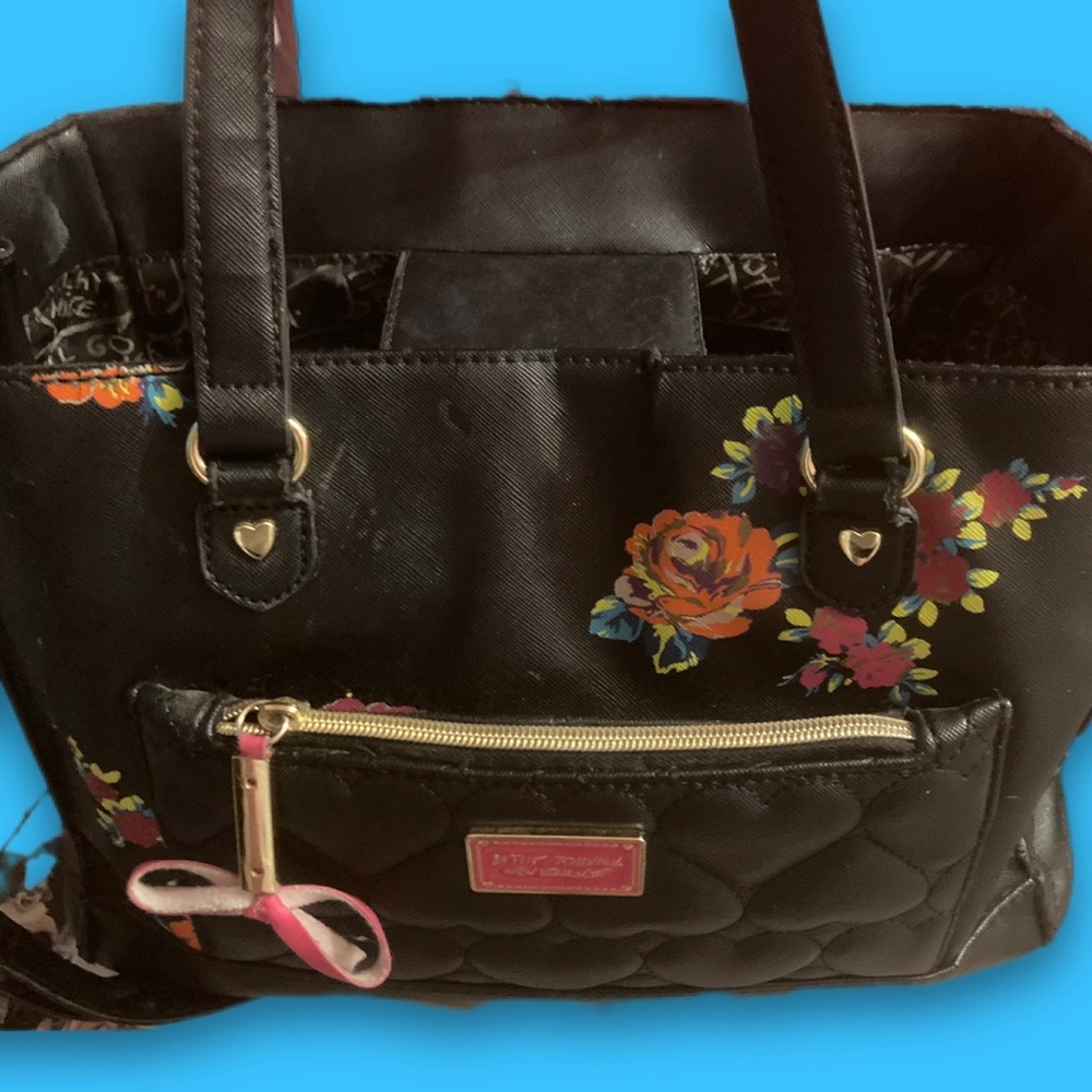Betsey Johnson floral tote